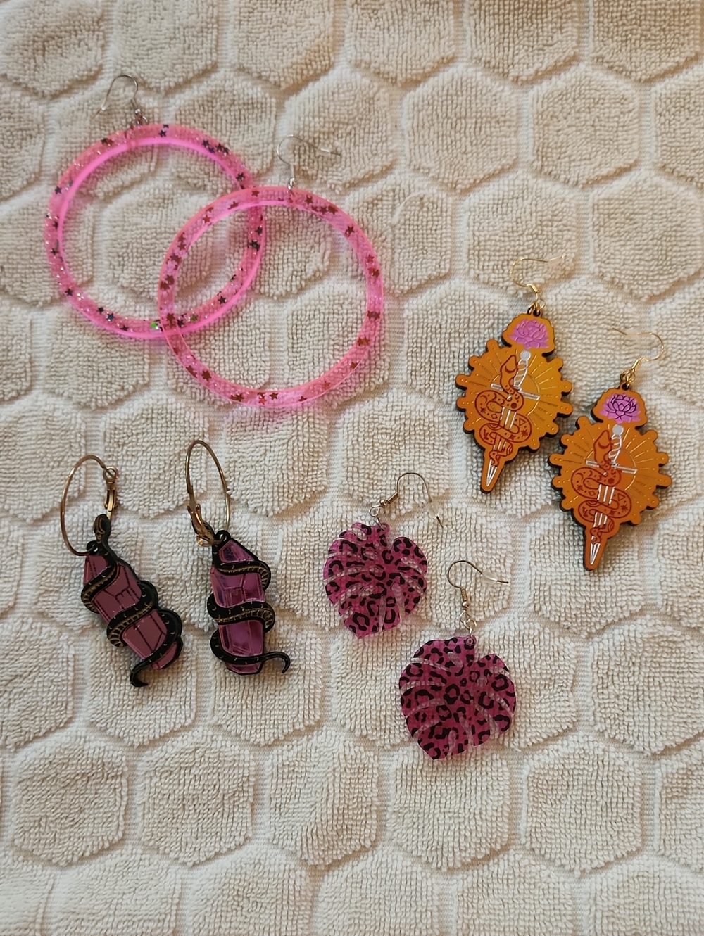 Summerween Witchy Earring Set